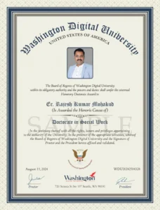 Doctorate in Social Work from Washington Digital University