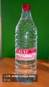 Shine Distilled Water-1Ltr